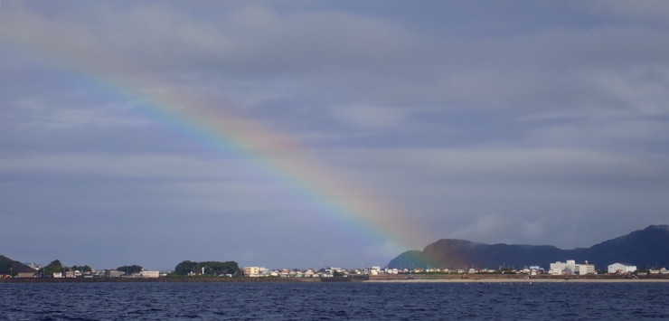 串本の虹